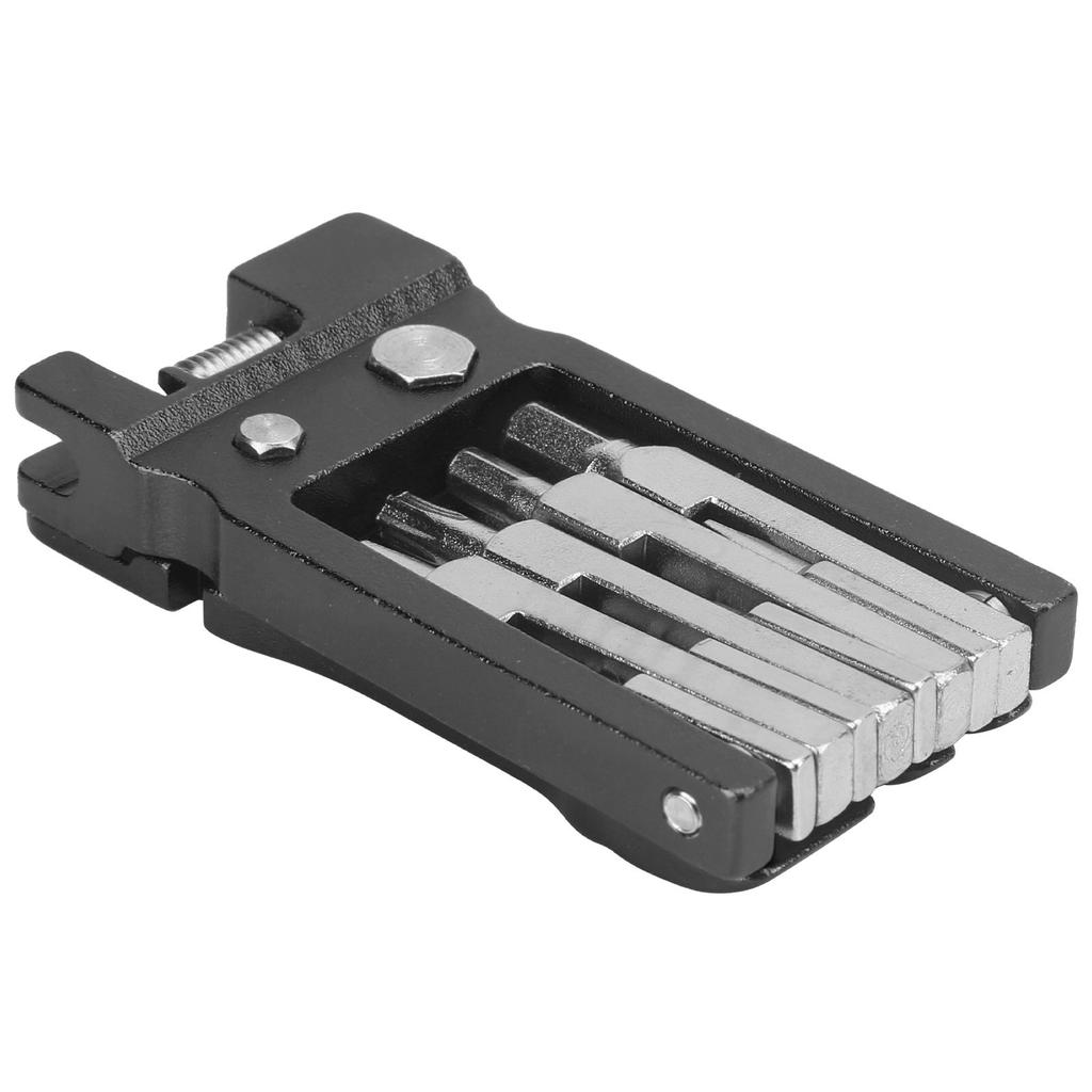 19 In 1 Bicycle Repair Tool Foldable Cycling Repair Tool Kit Hex Wrench Screwdriver SetBlack
