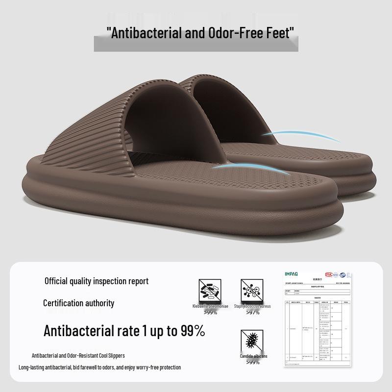 Plus Size Anti-Slip Summer Bathroom Slippers for Women and Men