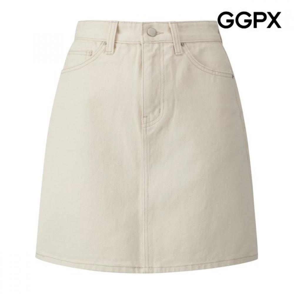 Ggpx New York Cotton Mini Skirt Gq3sk020f beige/S