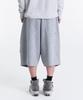 Gicheol Flow Knee Bermuda Sweat Pants (Melange Gray)