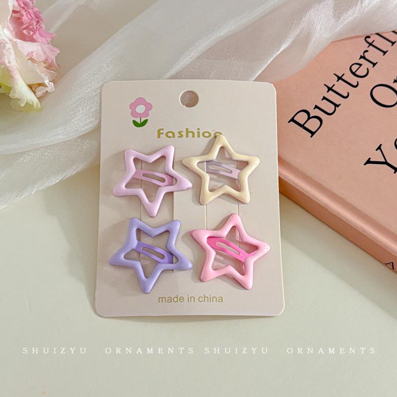 

Дофаминовые цветные челки Зажим для волос Бакенбарды для детей и женщин - Заколка-уточка Головной убор