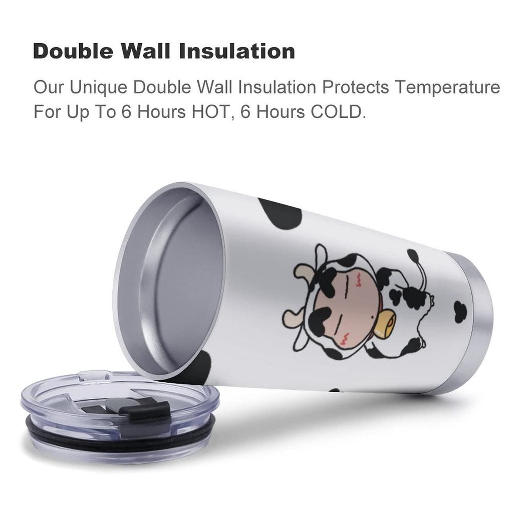 Crayon Shin-chan Mug, Coffee Cup, Convenience Store Cup, Insulated, ColdHot, Tumbler, Stainless Steel, with Lid, Portable, Gasudeo, Direct Drip,