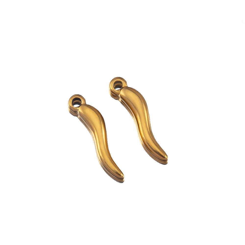 

5pcs/lot Stainless Steel Chili Pepper Pendants Versatile DIY Charms For Bracelet Necklace Keychain Jewelry Findings Accessories 5pcs