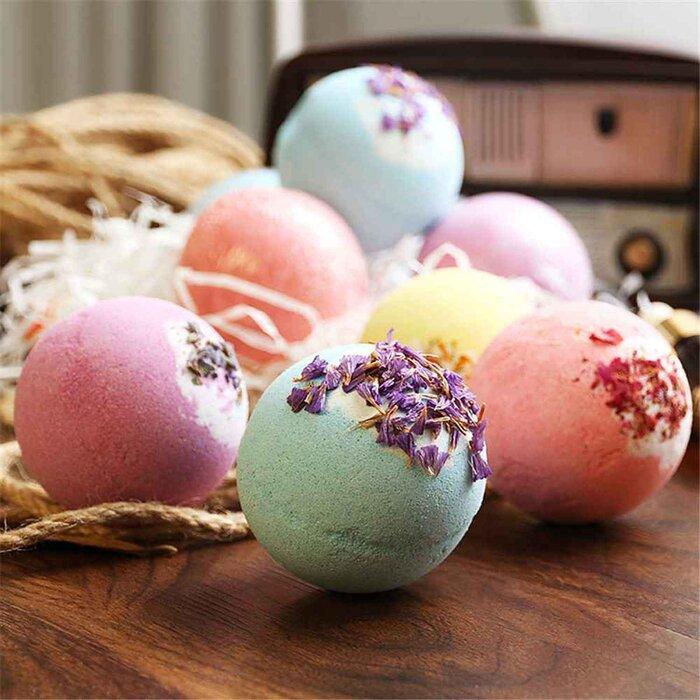 LET'S BLOOM Pole Aromatherapy Bath Bombs Basket Limited Gift Set