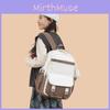 Minimalist Casual Large Capacity Backpack With Color Blocking Design Daily For