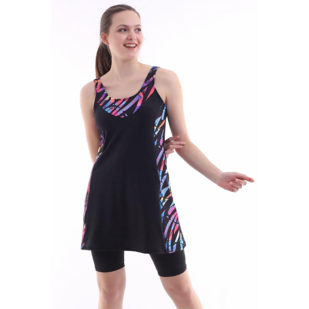 Damen-Strumpfhosen-Kleid-Badeanzug