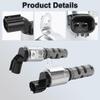 2PCS Engine Variable Valve Timing (VVT) Solenoid Intake Exhaust Compatible with Lexus ES300h GS200t Toyota Avalon Camry Corolla Highlander Scion iM