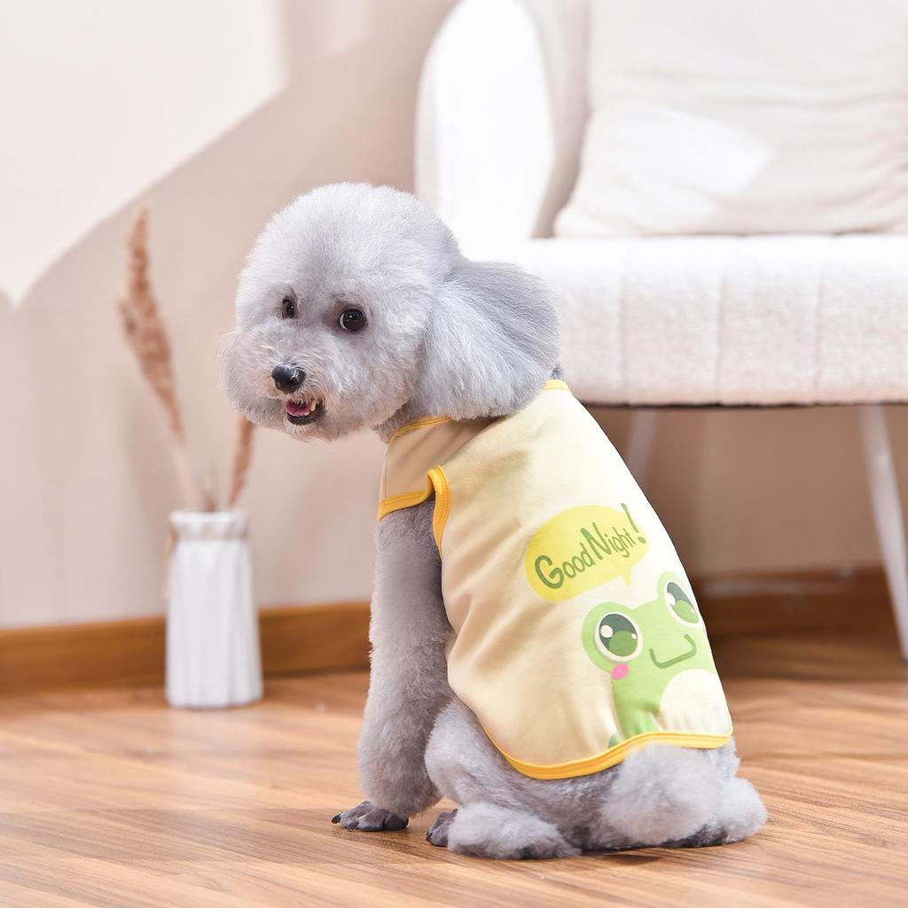 Cartoon Vest for Small & Medium Dogs: Spring & Summer Pet Apparel for Shiba Inu, Bichon Frise, Corgi