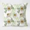 Simple Floral Pillowcase – Dormitory, Office & Living Room Sofa Home Decor