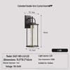 NuFeng Large Outdoor Crystal Wall Lamp