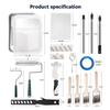 Premium-Professional For Home Interior Paint Roller Kit, 28 Pack Painting Supplies For Walls, Ceiling Brush Set