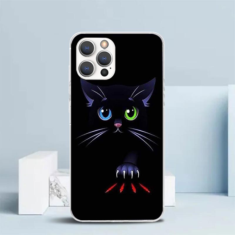 Cat Footprint Funny Paw Cute Phone Case For IPhone 16 17 Air 16E 15 14 Plus 13 Mini 12 11 Pro Max 7 8 + SE 2020 Soft TPU Back Co