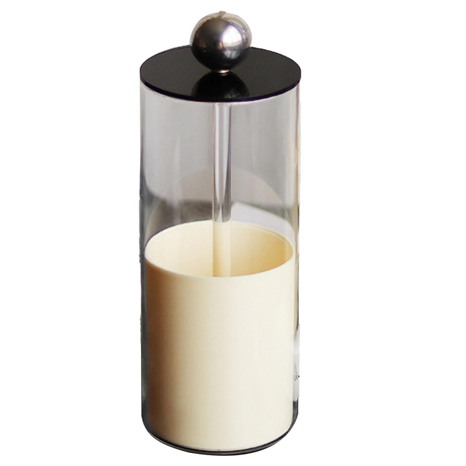 

Держатель для кистей для макияжа Органайзер с крышкой, поднимаемый пылезащитный контейнер для кистей для макияжа для туалетного столика чёрный