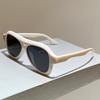 KAMMPT Vintage Pilot Sunglasses Men Fashion Solid Color Outdoor Decor Shades Women 2026 New In Double Bridge Casual Sun Glasses