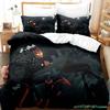 Blitzo Boss Bettwäscheset Einzelbett Zweibettbett Vollbett Queen Size King Size Bettwäscheset Erwachsenes Kinderzimmer Bettbezug-Sets Anime Bettwäsche-Set Bett