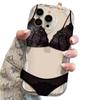 Fashion Sexy Lace Phone Case For Xiaomi Redmi 15 15C 14C 13C 12C 10C K50 K40 Note 14 13 12 11 10 9 Pro Plus 4G 5G Soft TPU Cover