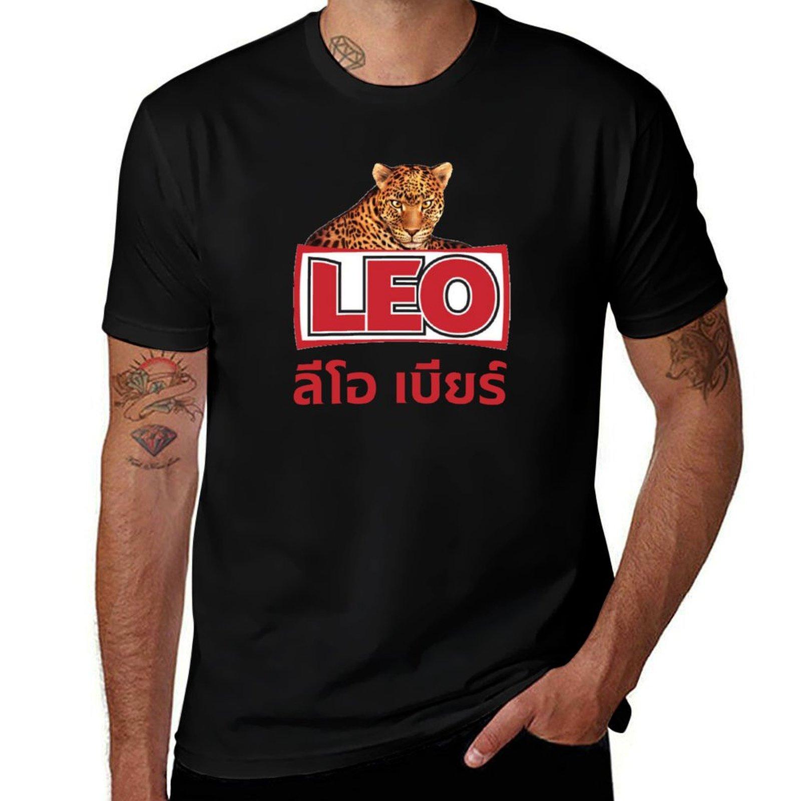 

Футболка з пивом Leo Бангкок футболка Футболка милий одяг швидко сохне футболки на замовлення fruit of the loom чоловічі футболки 4XL
