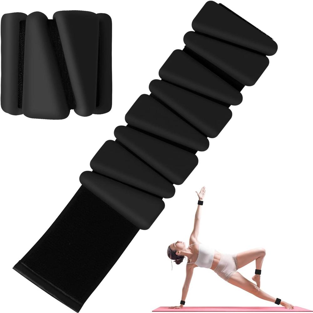 1 Pereche Greutăți Reglabile pentru Încheieturi și Glezne 2-4Lbs Brățări din Silicon pentru Antrenament de Forță Pentru Yoga Alergare Înot Femei Bărbați