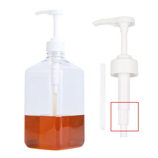 

1600 мл Прозрачная бутылка с двойной шкалой и насосом, гигиеническая градуированная бутылка для кофейного сиропа