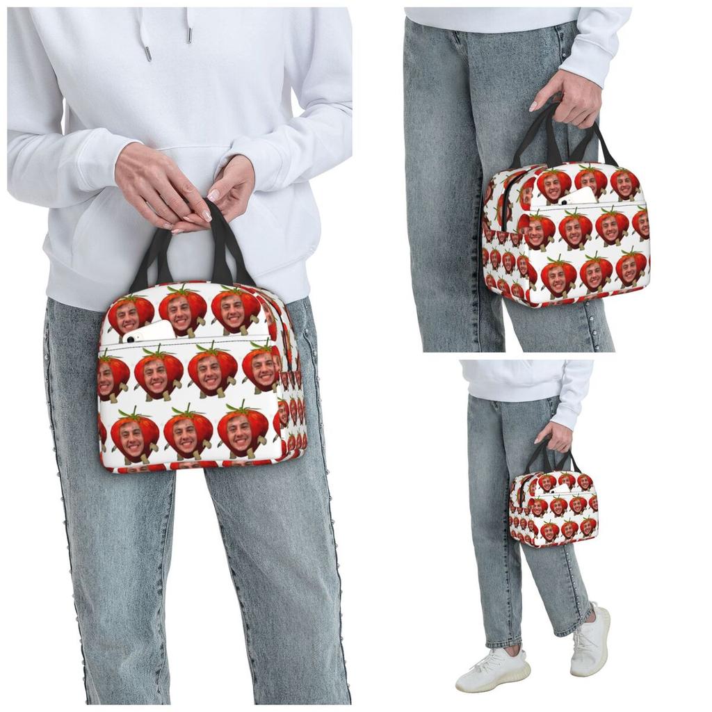 Duki Rapper Rockstar Music Insulated Lunch Bag for Women Office Cooler Thermal Food Box Tote Leakproof Lunch Boxes Container