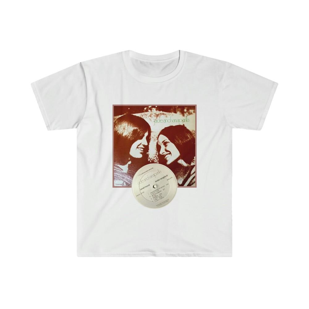 Jade and Sarsaparilla 1970s Lesbian folk Duo Unisex Softstyle TShirt Unisex T-Shirt