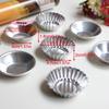 6/10Pcs Reusable Non-stick Egg Tart Mold Aluminum Alloy Flower & Round Shape Cupcake Pudding Jelly Muffin Baking Cup for Kitchen