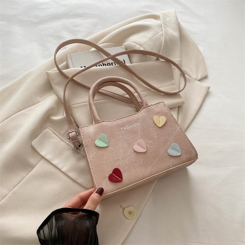 New Summer Fashion Retro Handheld Crossbody Bag Fashion Trendy Large Capacity Shoulder Bag Simple Small Square Bag