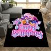 Futuristic Fashion Icons Area Rug Perfect for Hallway Outdoor Decorate room Entryway Antislip Carpet Decorate Offices