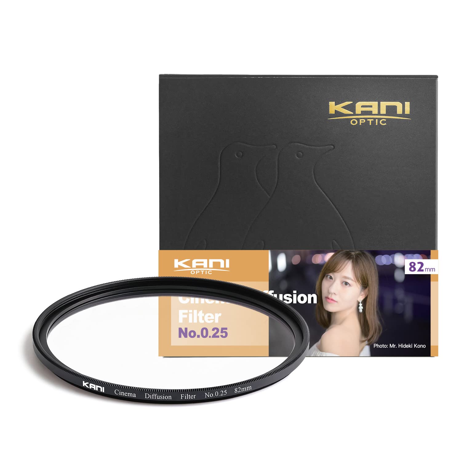 

KANI Cinema Diffusion Filter CDF Black Mist Black Mist No.0.25 / No.025 (82mm)