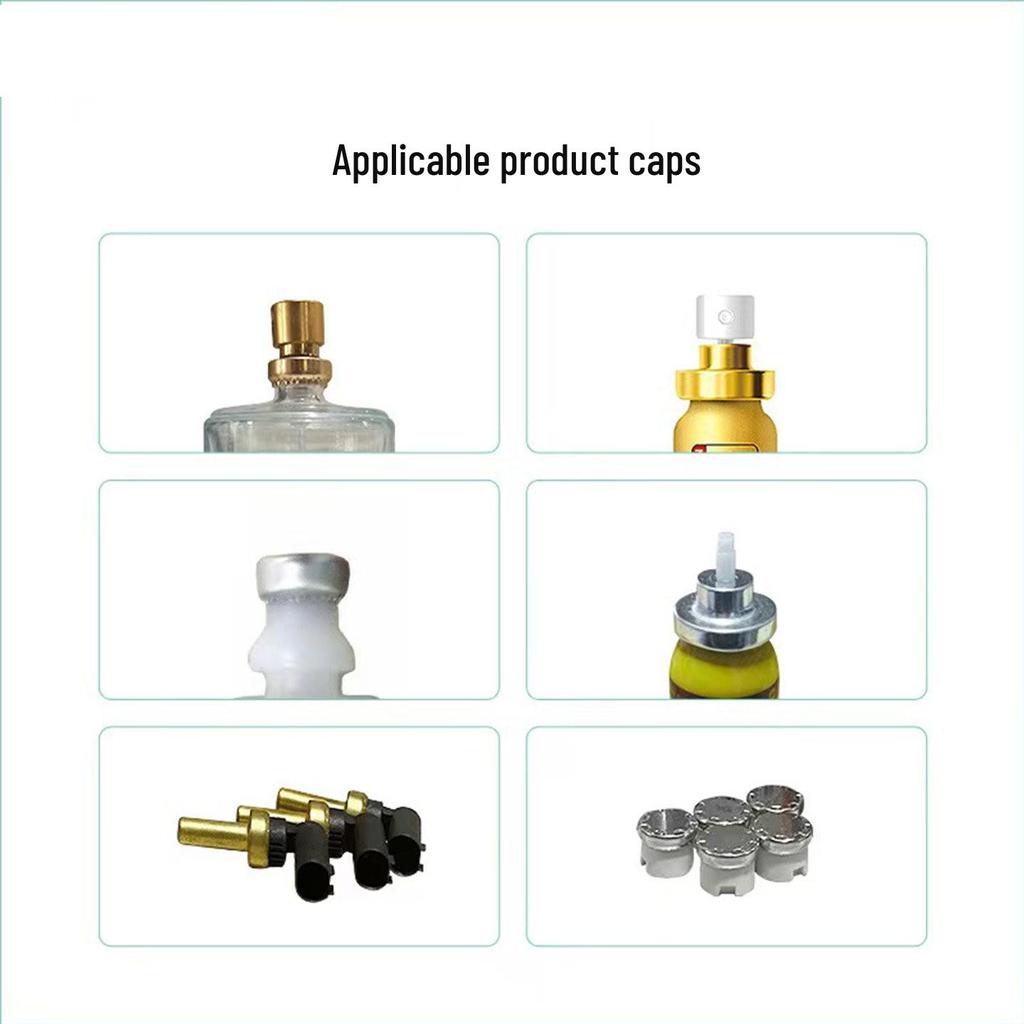 Perfume Bottle Pneumatic Capping & Crimping Machine