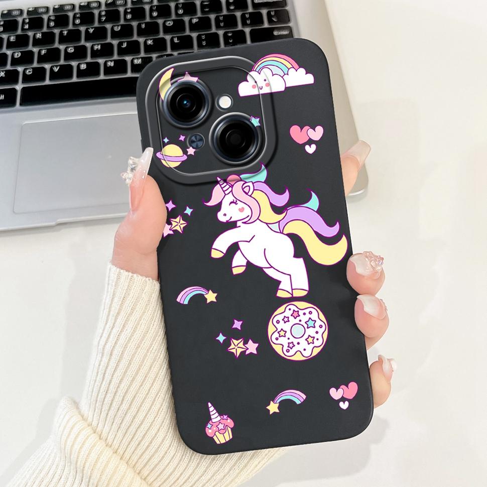 For Tecno Spark Go 1 Case Stylish Sunflower Butterfly Soft Silicone Phone Case For Tecno SparkGo 1 GO1 6.67" Cover Bumper
