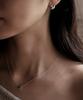 Chalangsi Square Heart Necklace 925 Silver