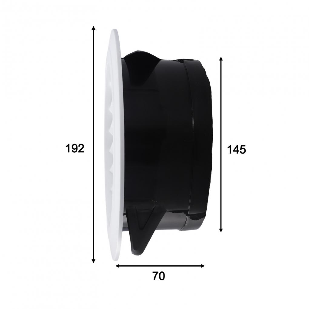 ABS Duct Vents Round Louvered Vents Ventilation Round Adjustable Air Volume