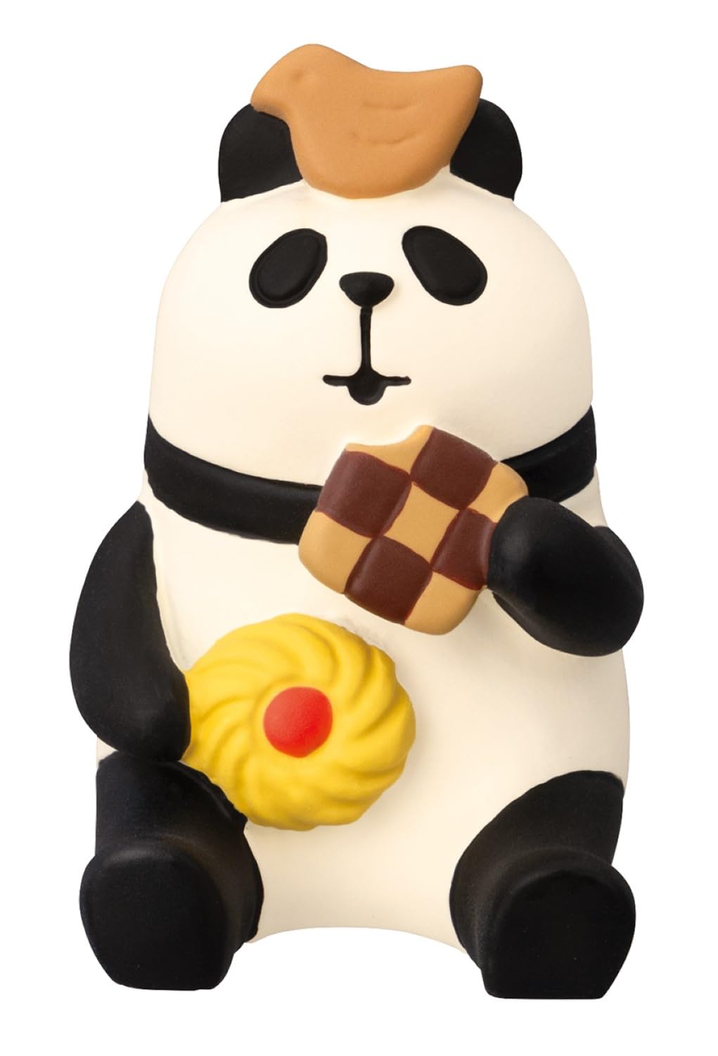 

Decore Corporation concombre Greedy Cookie Panda White Size Approx. W2.8 D3.5 H4.6 ZCB-38253