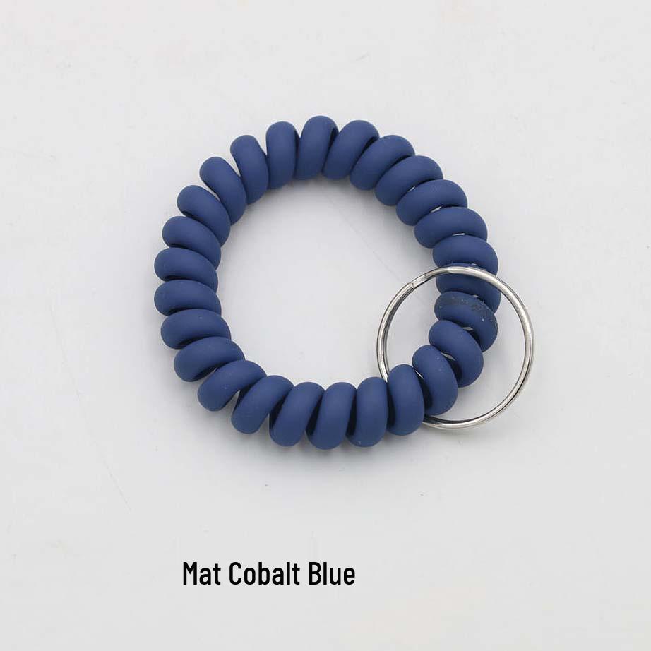 Minimalist Spring Coil Bracelet Keyring & Hair Tie