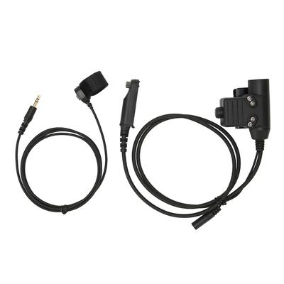 U94 PTT Adapter Cable Walkie Talkie Headset Adapter with Key Line Fit for UV XR UV 9R