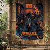 Megadeth Heavy Metal Band Album Wall Tapestry Hanging Tarot Hippie Wall Rugs Dorm INS Home Decor