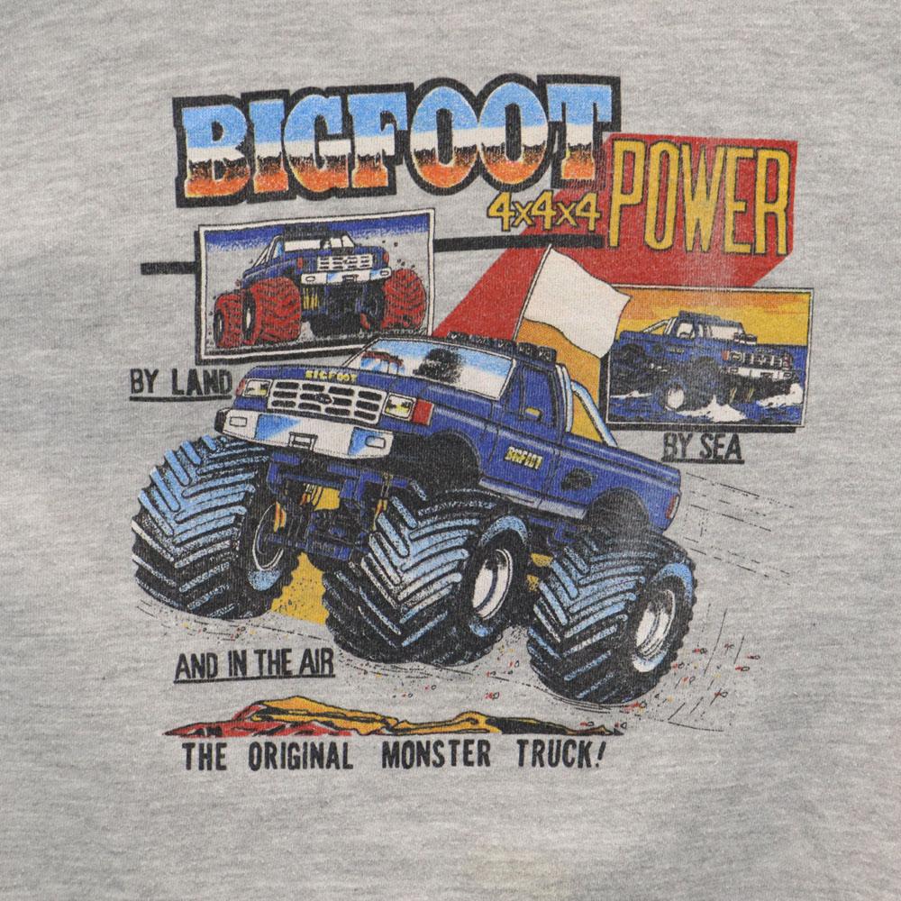 Steinwurtzel 90s Made in USA Old Monster Truck Long sleeve sweat trainer Men's Used