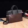 Crazy Horse Leather Men's Bag Retro Briefcase Business Men's Handbag Horizontal One-shoulder Diagonal Computer Bag