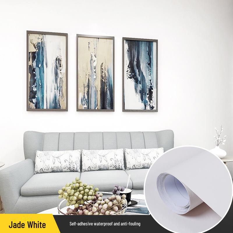 Self-Adhesive Solid Color PVC Wallpaper for Bedroom and Home Décor