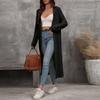 Women's Casual Fashion Solid Color Long Cardigan Jacket