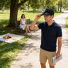 Chapeau Ventilateur Solaire Pour Hommes Femmes Avec Visière Et Casquette d'Été Protection Solaire