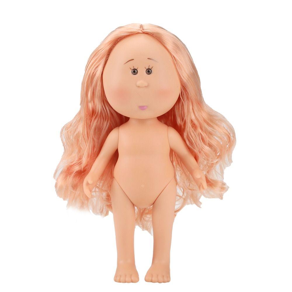 Lockige Haare Mia Kartoffelpuppen Dunkle Haut Actionfigur Körper 24cm Bohnenauge Vinylpuppe DIY Spielzeug