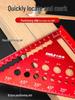 Industrial-Grade Aluminum Alloy Multifunctional Triangle Ruler - Thickened, High-Precision 90° Woodworking Measuring Gauge