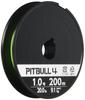 Shimano Pitbull PE Lime Fishing Line, 4-Strand Braid, 200m, 2.0, Green, 38.7lb, PL-M64R, Line, 2-Strand