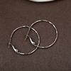 Korean version of high-end sensory ring earrings women's European and American fashion simple earrings temperament light luxury niche earrings