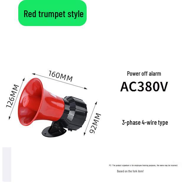 Dreiphasen 220V/380V Alarm: Stromausfall, Phasenausfall, Strom Ein-Erinnerung, Ton- & Lichtwarnungen.