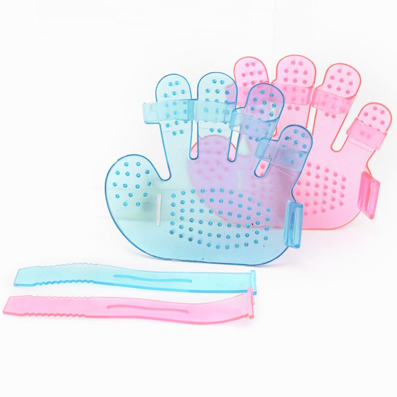 Pet Grooming Bath Brush Five Finger Palm Washing Glove For Cat Dog Hair Massage Pet Cleaning Supplies