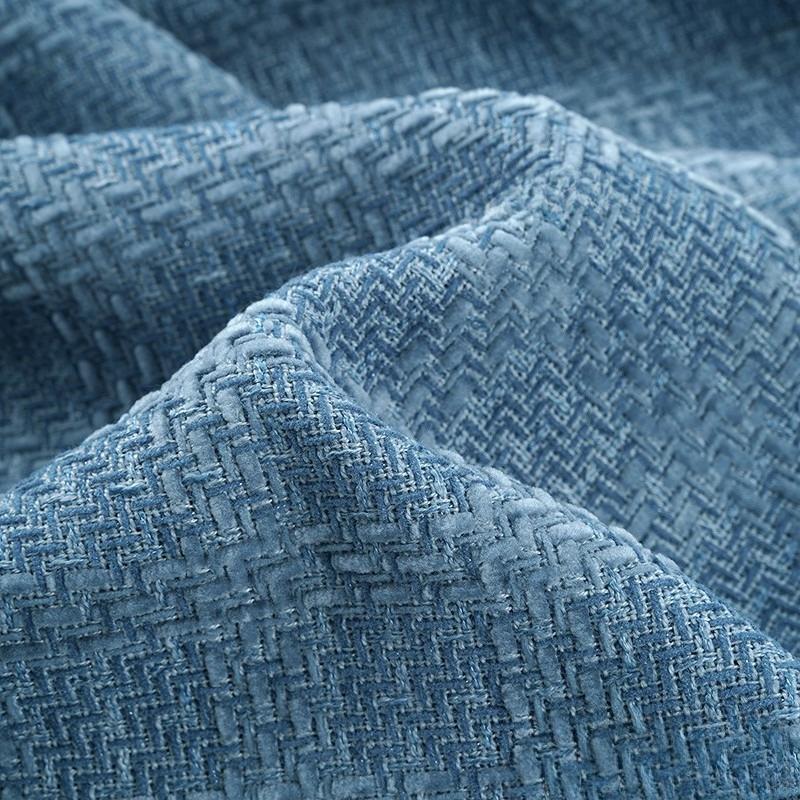 Woolen Tweed Plaid Chenille Fabric Woven Small Fragrant Fabric DIY Elegant Fashion Coat Skirt Designer