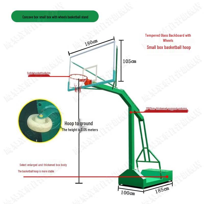 Yinggao Outdoor Mobile Basketball Hoop